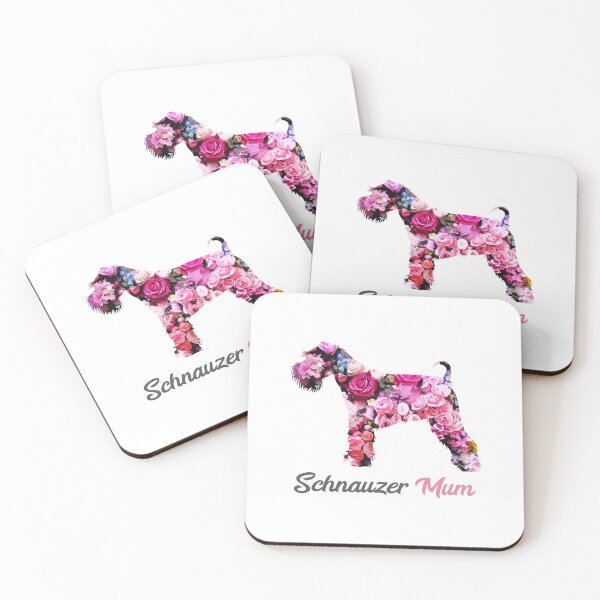 Artikelvorschau, Schnauzer Mama Blumen Design entworfen und verkauft von SmartPooch.