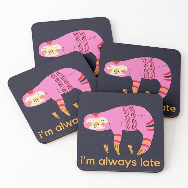 Item preview, Always late sloth designed and sold by anphinasdesigns.