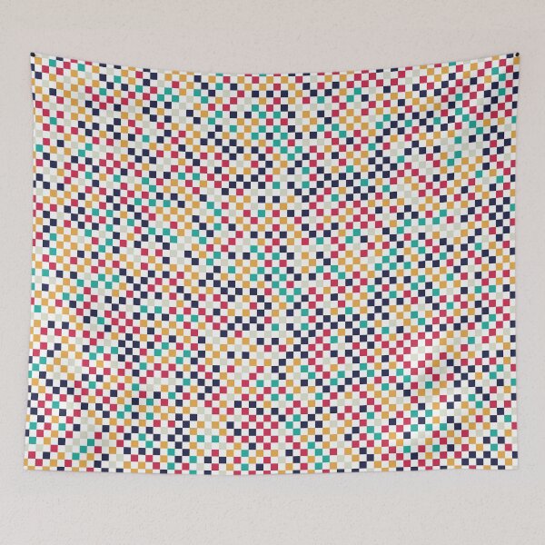 Item preview, Colorful squares pixel art designed and sold by diPazzo.