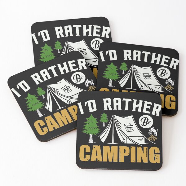 Item preview, I'd Rather Be Camping designed and sold by ubantee.