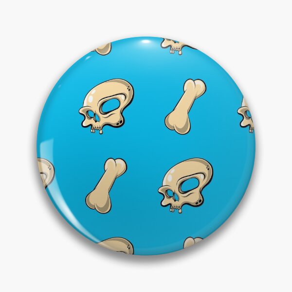 Item preview, Skull N Bones Pattern (Turquoise Edition) designed and sold by doodleeightytwo.