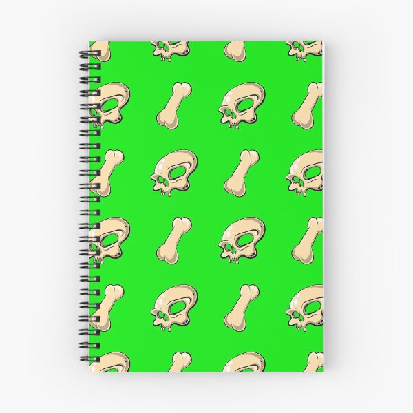 Item preview, Skull N Bones Pattern (Bright Green Edition) designed and sold by doodleeightytwo.