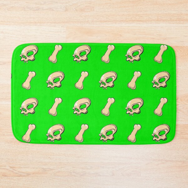 Item preview, Skull N Bones Pattern (Bright Green Edition) designed and sold by doodleeightytwo.