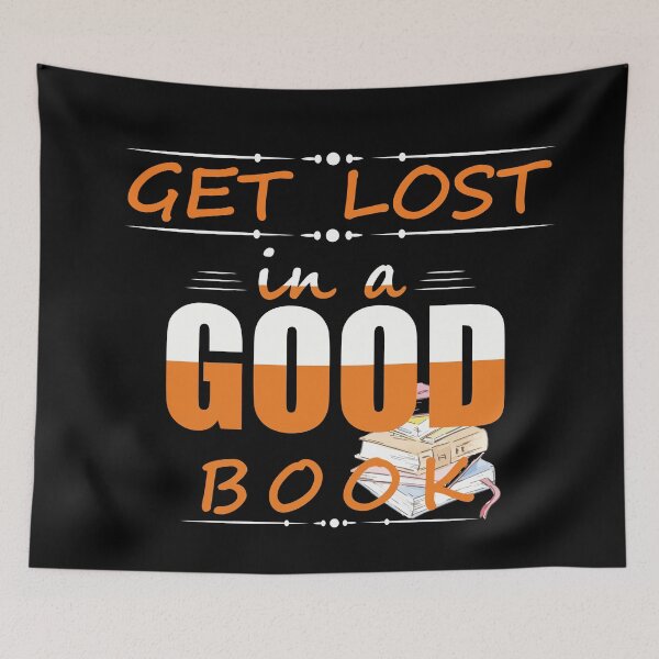 Item preview, get lost in a Good Book funny classic t-shirt designed and sold by Artezia.