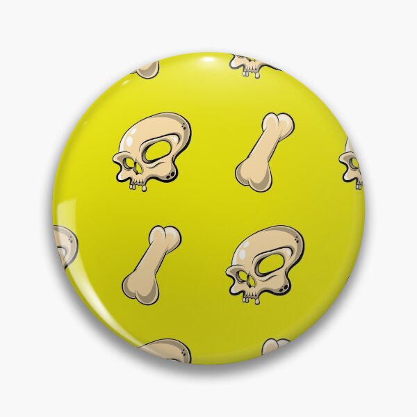 Item preview, Skull N Bones Pattern (Yellow Edition) designed and sold by doodleeightytwo.