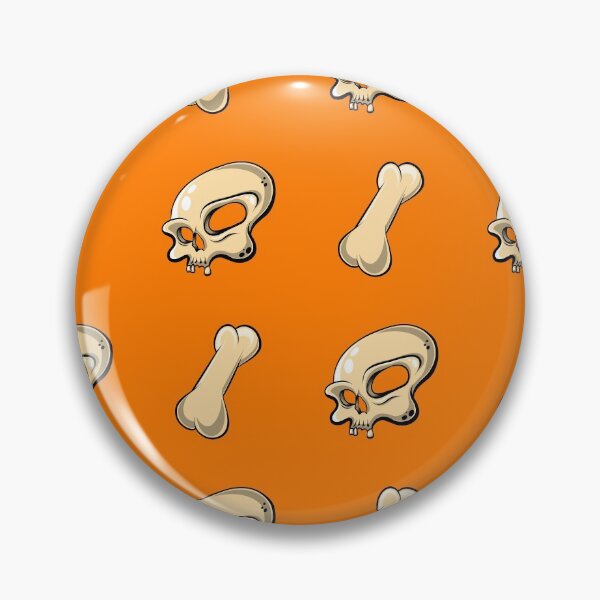 Item preview, Skull N Bones Pattern (Orange Edition) designed and sold by doodleeightytwo.