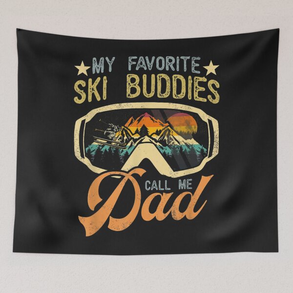 Item preview, Vintage Skiing My Favorite Ski Buddies Call Me Dad TShirt79 designed and sold by gbrenda.