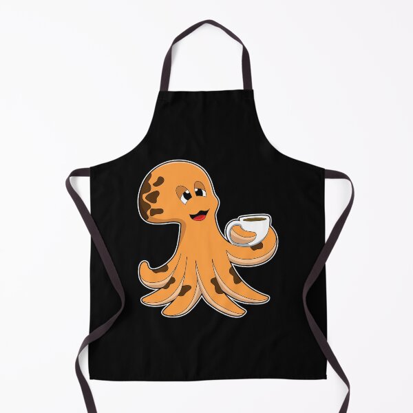 Item preview, Octopus with Cup of Coffee designed and sold by Snabdesign84.