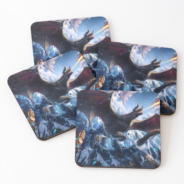 Item preview, Dragon under Ice designed and sold by AdrienGonzalez.