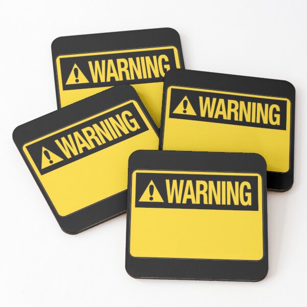 Item preview, Blank Yellow Warning Hazard Sign designed and sold by everything4eva.