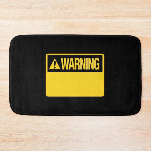 Item preview, Blank Yellow Warning Hazard Sign designed and sold by everything4eva.