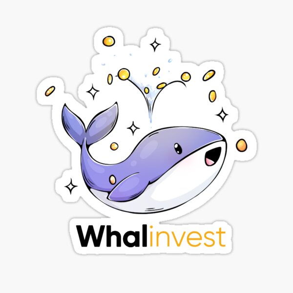 Welcome to Whalinvest by Chu Sticker