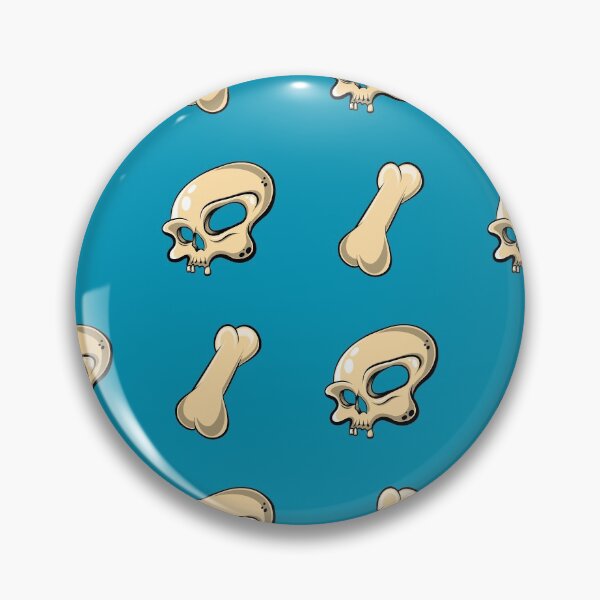Item preview, Skull N Bones Pattern (Aqua Edition) designed and sold by doodleeightytwo.
