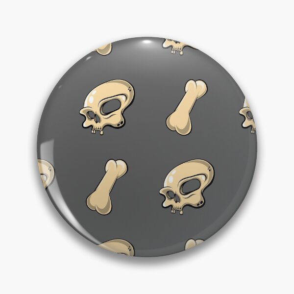 Item preview, Skull N Bones Pattern (Grey Edition) designed and sold by doodleeightytwo.