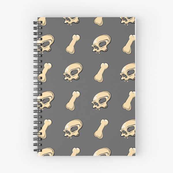 Item preview, Skull N Bones Pattern (Grey Edition) designed and sold by doodleeightytwo.