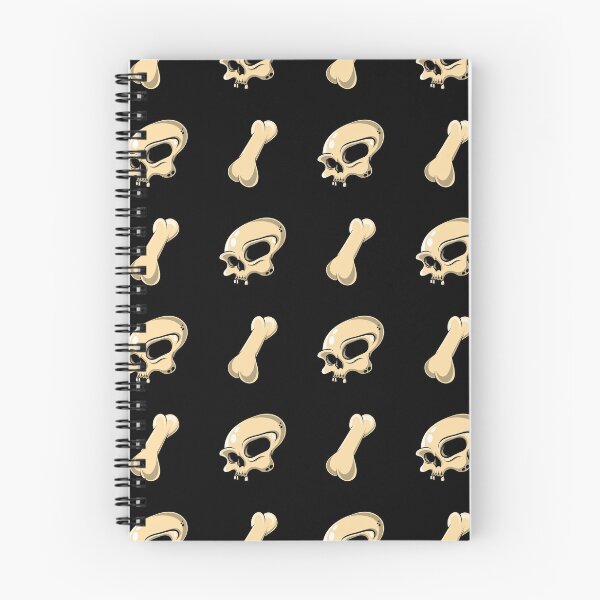 Item preview, Skull N Bones Pattern (Black Edition) designed and sold by doodleeightytwo.