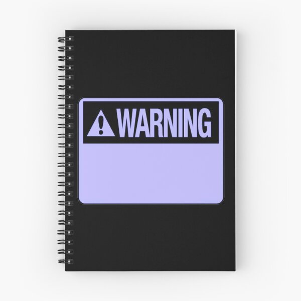 Item preview, Blank Violet Warning Hazard Sign designed and sold by everything4eva.