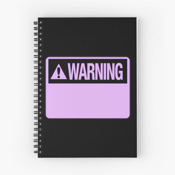 Item preview, Blank Purple Warning Hazard Sign designed and sold by everything4eva.