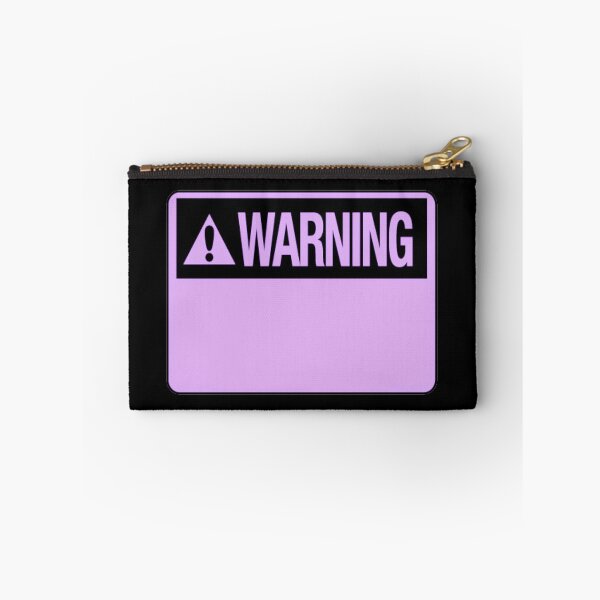 Item preview, Blank Purple Warning Hazard Sign designed and sold by everything4eva.