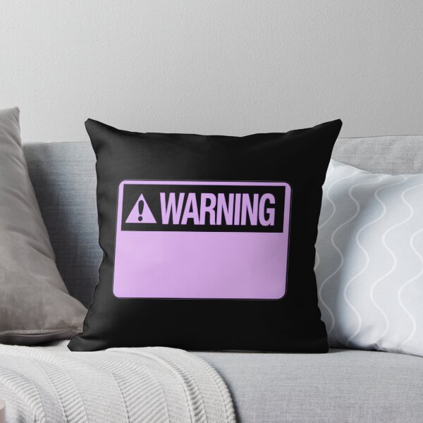 Item preview, Blank Purple Warning Hazard Sign designed and sold by everything4eva.