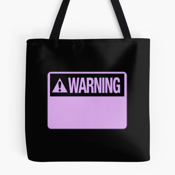 Item preview, Blank Purple Warning Hazard Sign designed and sold by everything4eva.