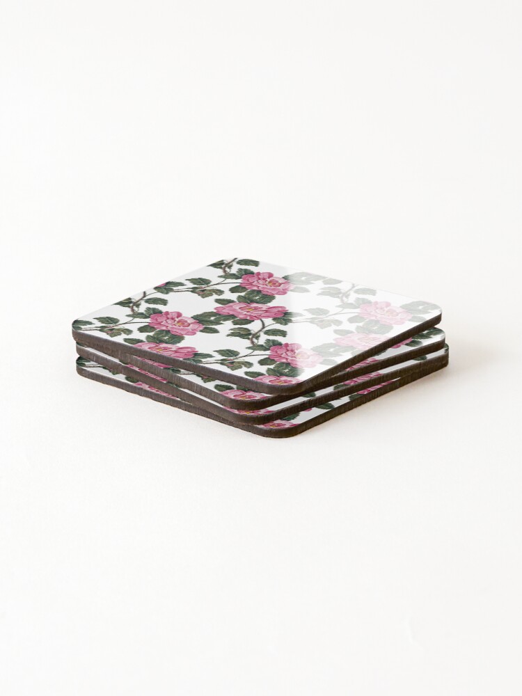 Thumbnail 4 of 5, Coasters (Set of 4), Beautiful Roses designed and sold by ArtistPlayStore.