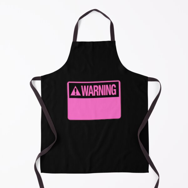Item preview, Blank Hot Pink Warning Hazard Sign designed and sold by everything4eva.