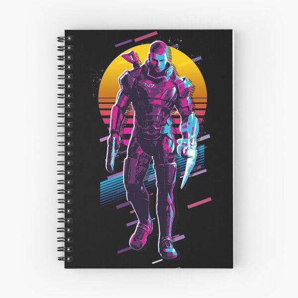 Item preview, Commander Shepard - Mass Effect *80s Retro* designed and sold by MyRetroArt.