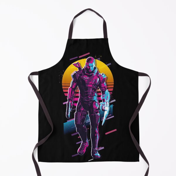 Item preview, Commander Shepard - Mass Effect *80s Retro* designed and sold by MyRetroArt.