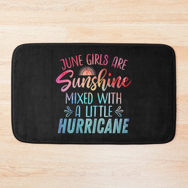 Item preview, Womens JUNE GIRLS ARE SUNSHINE MIXED WITH HURRICANE Birthday Month TShirt18 designed and sold by gbrenda.