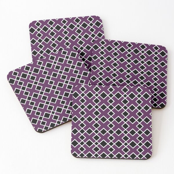 Item preview, Dark Violet Zig Zag Pattern designed and sold by Carbonbubble.