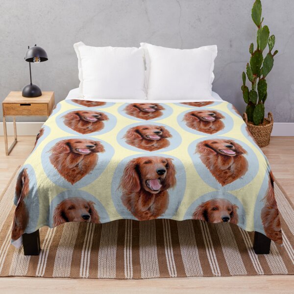 Item preview, Irish Setter Painting (yellow) designed and sold by SandraWarmerdam.