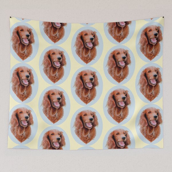 Item preview, Irish Setter Painting (yellow) designed and sold by SandraWarmerdam.