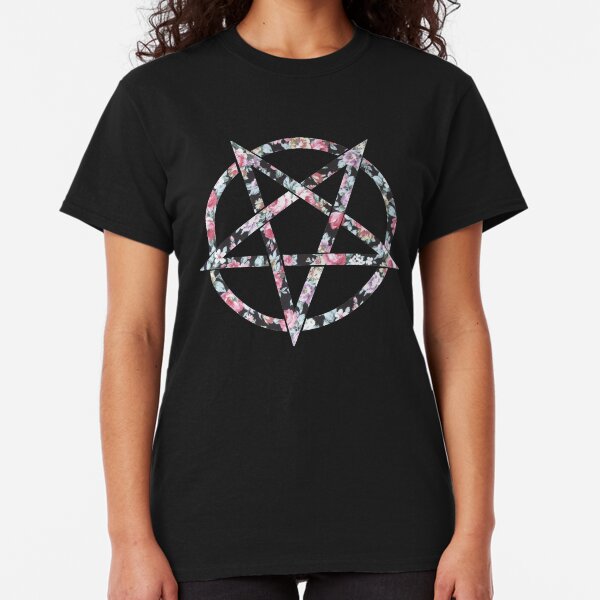 Floral Pentagram Classic T-Shirt