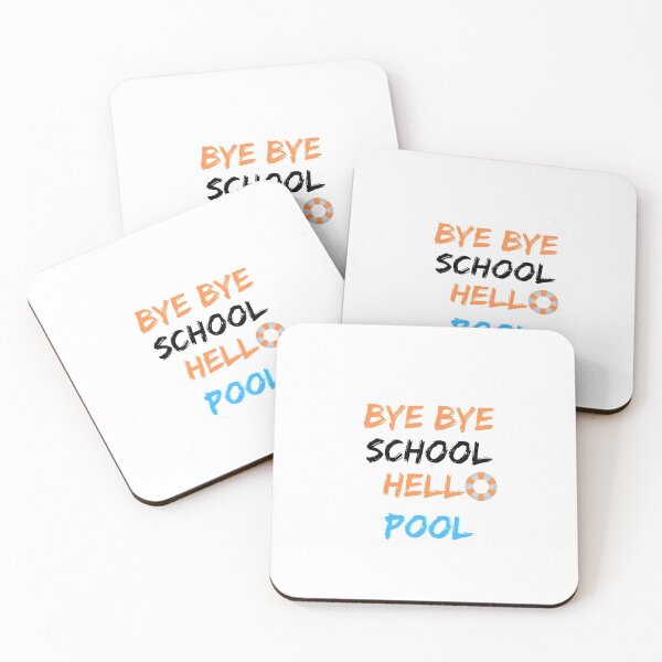Item preview, Bye Bye School Hello Pool Beach Funny Summer designed and sold by Hab2.