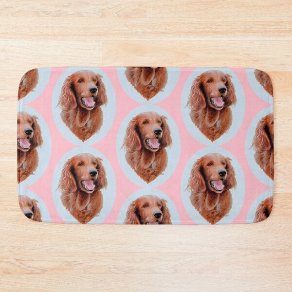 Item preview, Irish Setter Painting (pink) designed and sold by SandraWarmerdam.