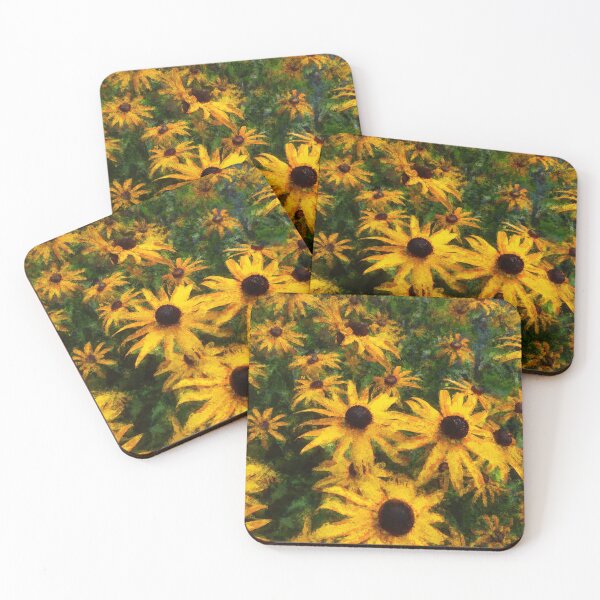 Item preview, Field Of Golden Halos designed and sold by Leslie Montgomery Art.