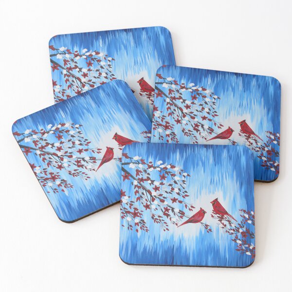 Item preview, Cardenales rojos y alegría designed and sold by CatherineJacobs.
