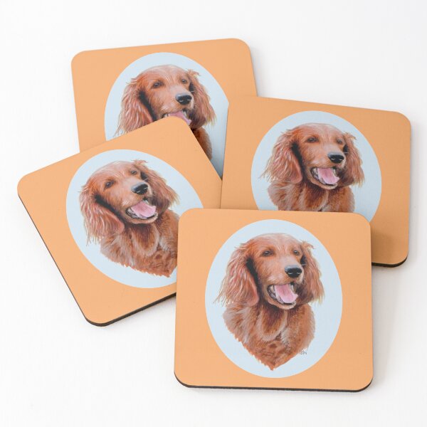Item preview, Irish Setter Painting (sandybrown) designed and sold by SandraWarmerdam.