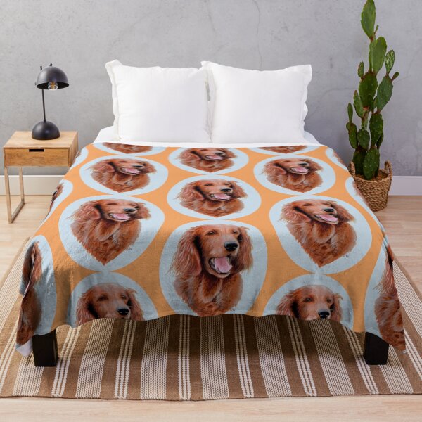 Item preview, Irish Setter Painting (sandybrown) designed and sold by SandraWarmerdam.
