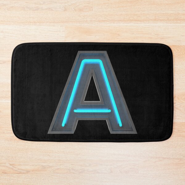 Item preview, Blue Neon Sign Letter A designed and sold by Ruby Jackson.