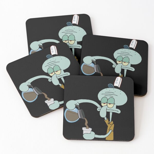 Item preview, Squidward (and his coffee)  designed and sold by sian hornby.