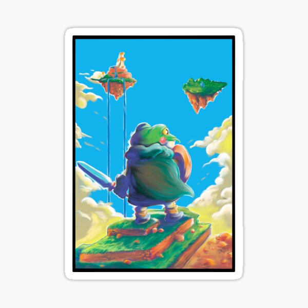 Vista previa del artículo con la obra «La rana sobre el mar de nubes», diseñado y vendido por Hojyn.