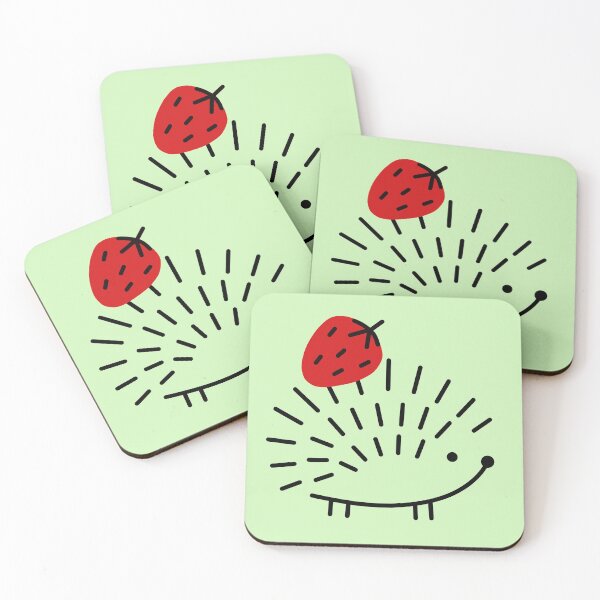 Item preview, Hedgehog with a berry on the back designed and sold by VADIMproducts.