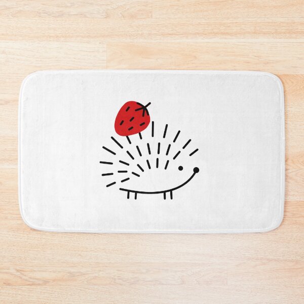 Item preview, Hedgehog with a berry on the back designed and sold by VADIMproducts.