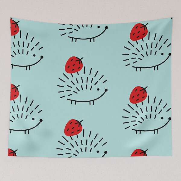 Item preview, Hedgehog with a berry on the back designed and sold by VADIMproducts.