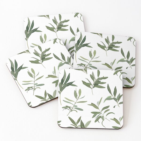 Item preview, olive leaves pattern seamless unique designed and sold by Sya Prints.