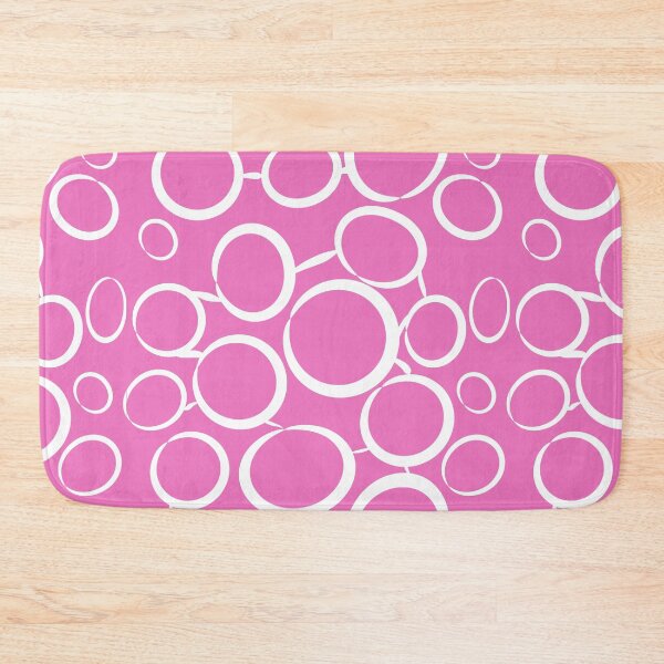 Item preview, taffy orchid plain background white bubble pattern designed and sold by Brontorino.