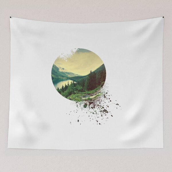 Item preview, Nature adventure adventure forest mountains lake designed and sold by BullDesignsShop.