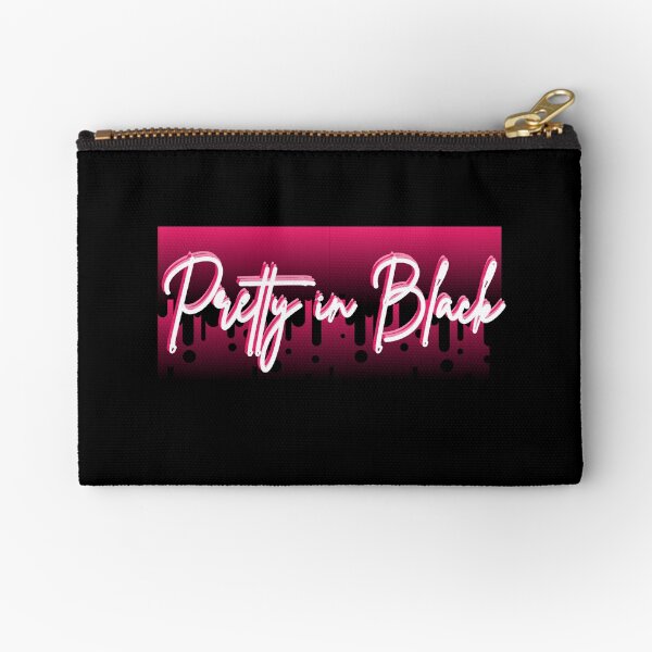 Pretty in Black Zipper Pouch